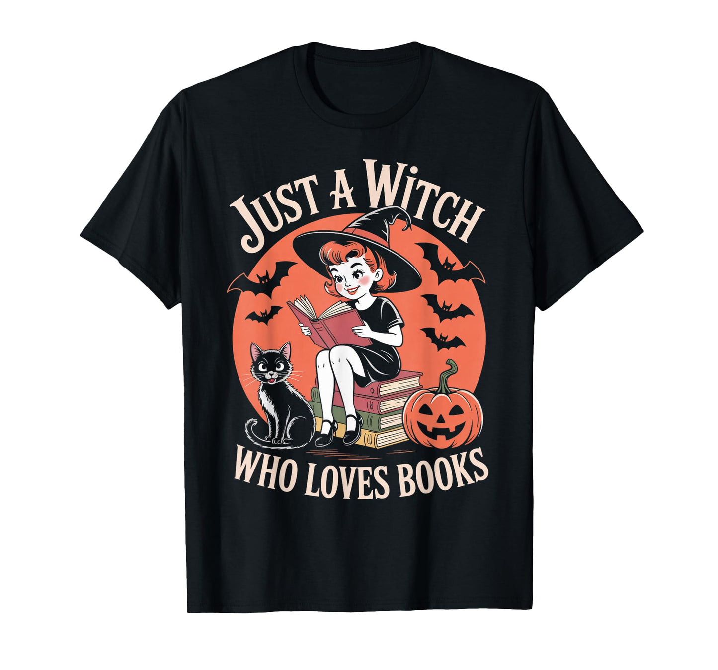 Witches Bookish Witch Who Loves Book Reader Reading T-Shirt