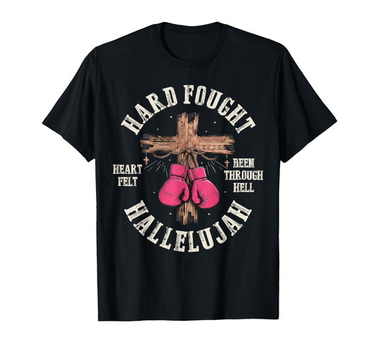 Brandon Hard Fought Hallelujah Praise Jesus Lake Men Women T-Shirt