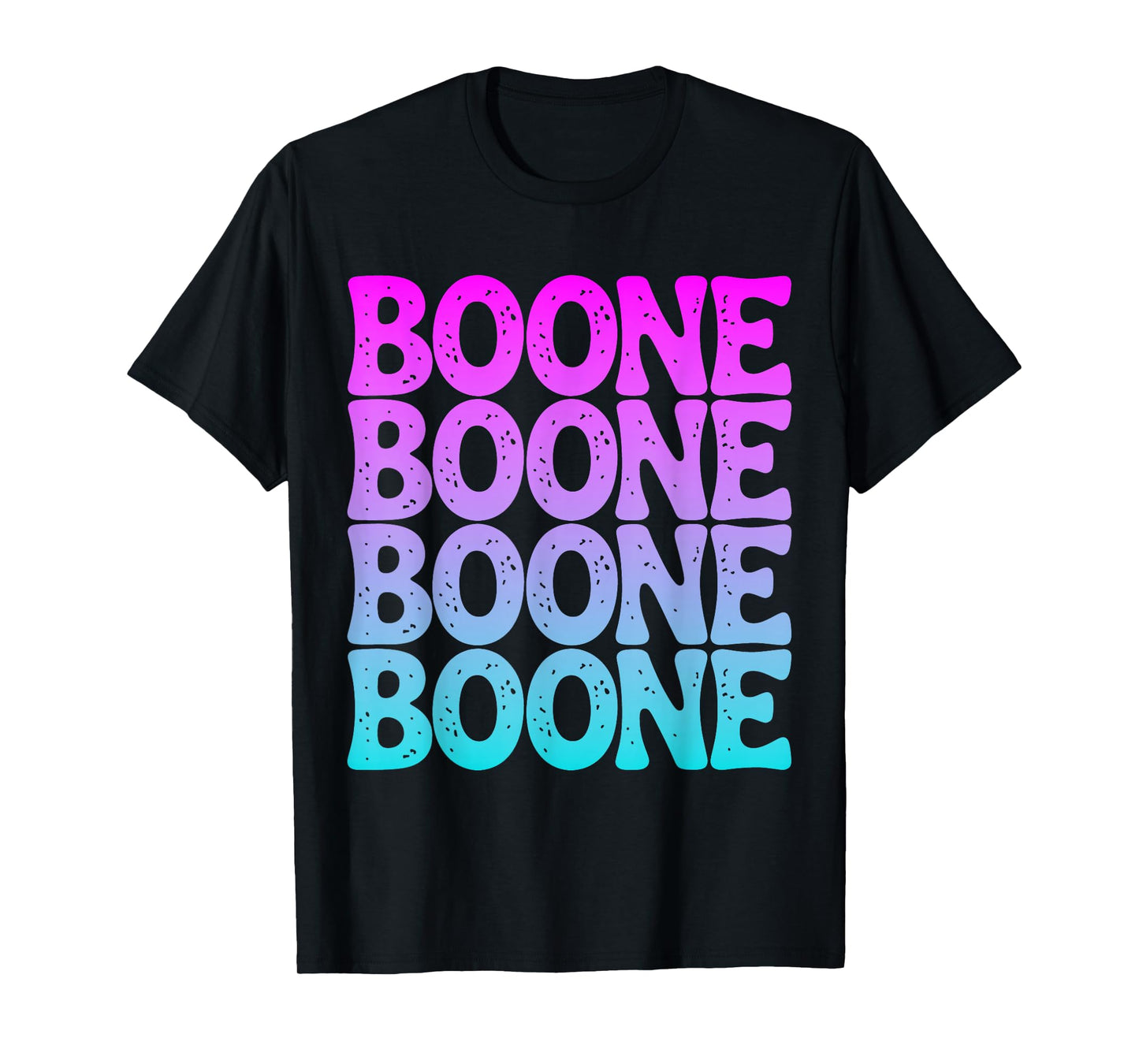 Boone Family Name I Love Boone Personalized Vintage T-Shirt