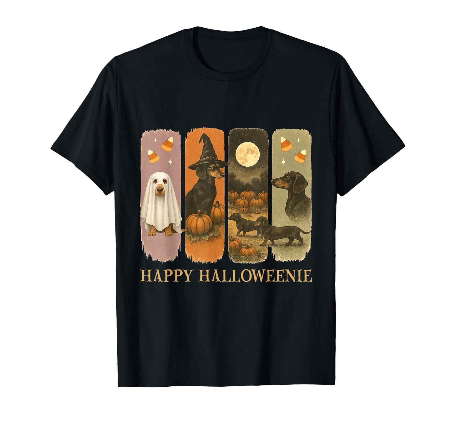 Haunted Sausage Squad Fall Costume Gift T-Shirt