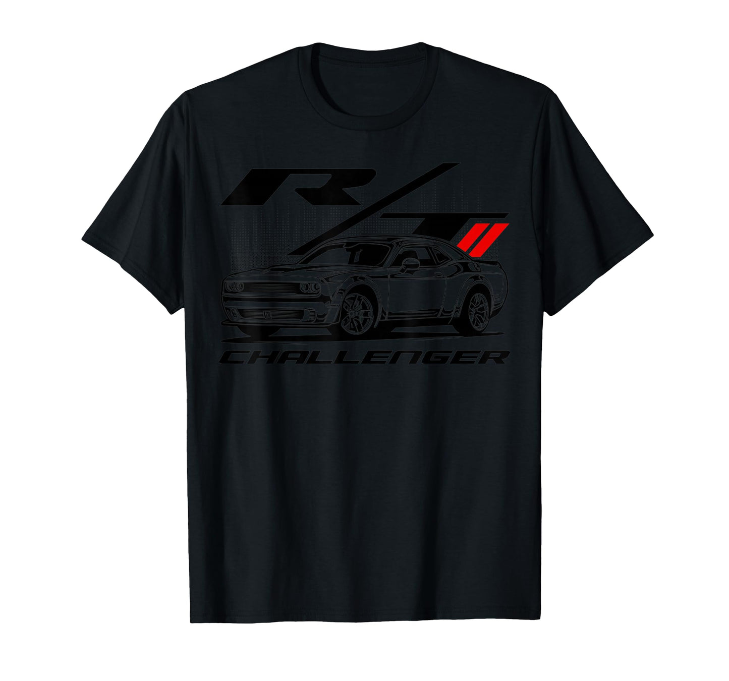 Retro Car Challenger Basic Classic Automotive Performance T-Shirt