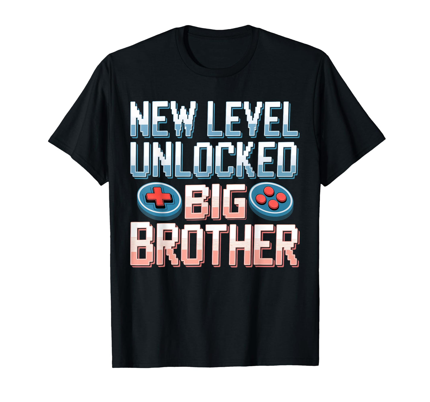 New Level Unlocked Big Brother Loading Funny Gamer Kids T-Shirt