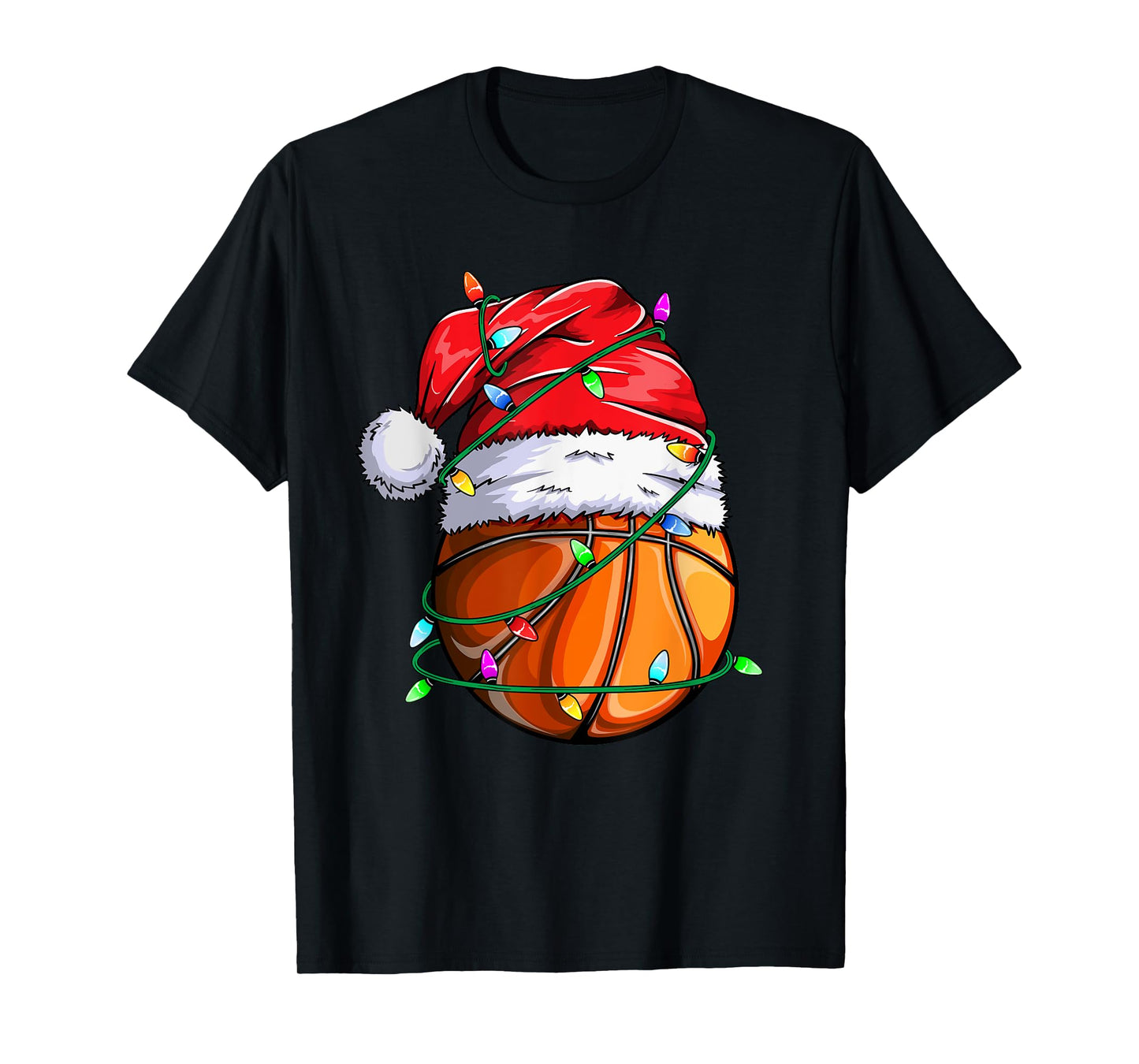 Santa Sports Design- Christmas Hooper Basketball Player T-Shirt
