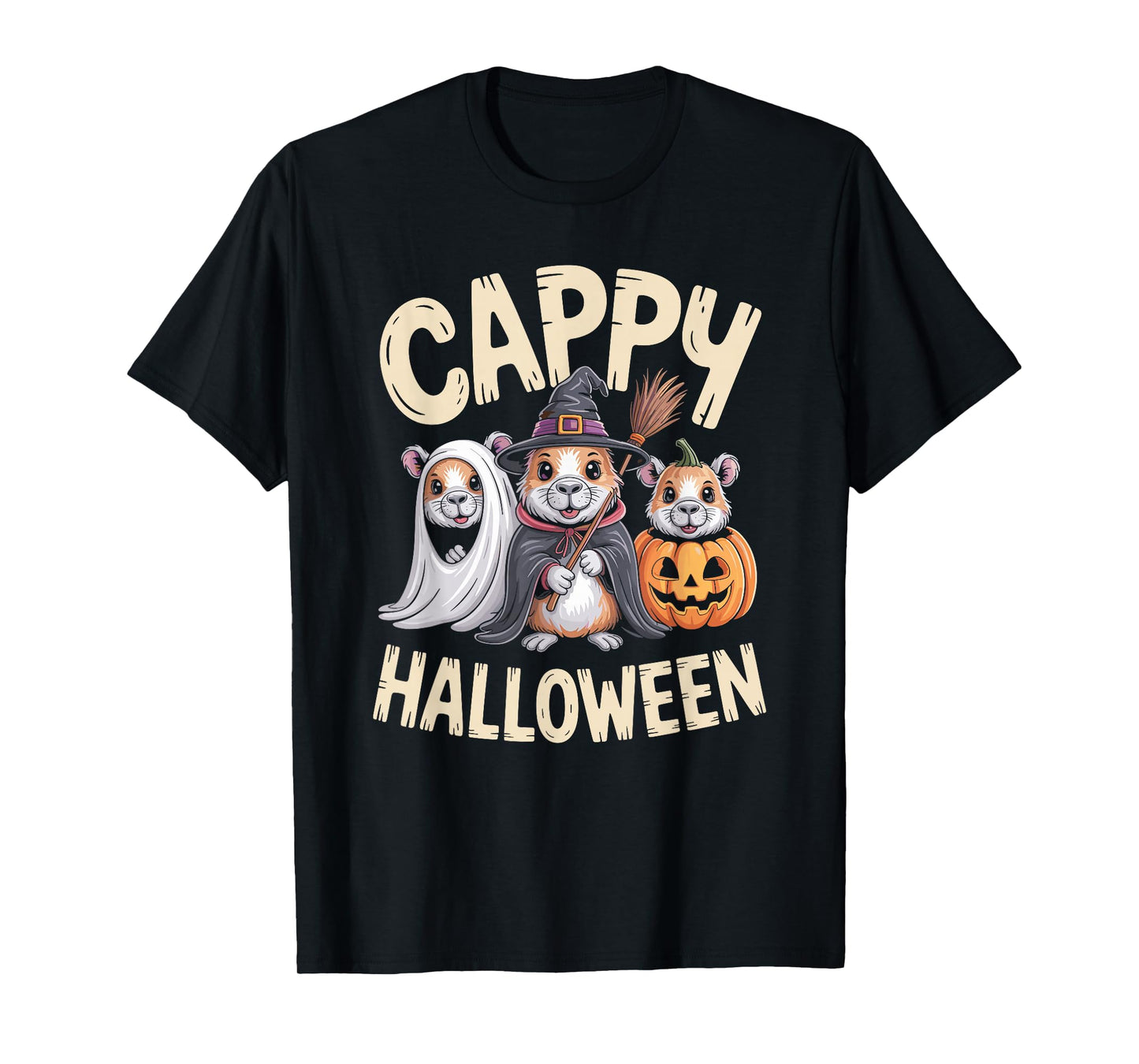 Cappy Halloween Funny Capybara T-Shirt