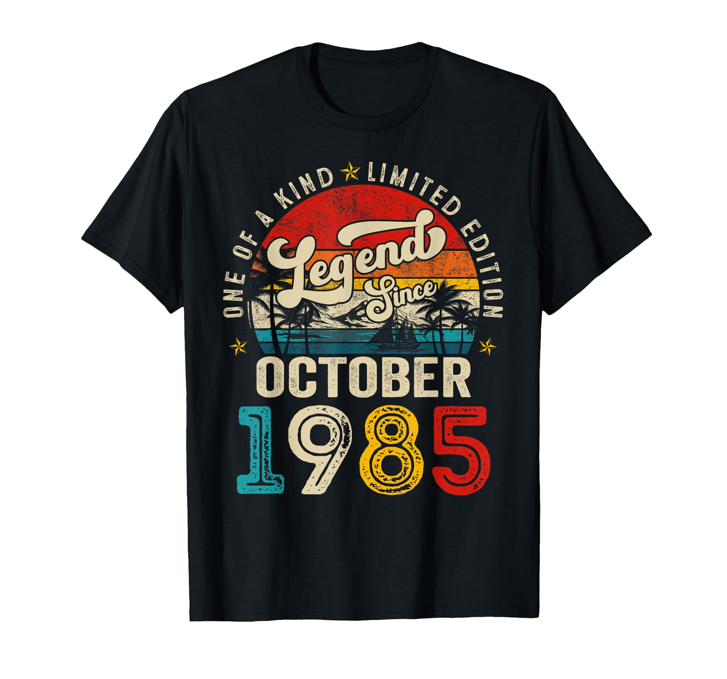 40 Years Old Legend since October 1985 40th Birthday Men Dad T-Shirt