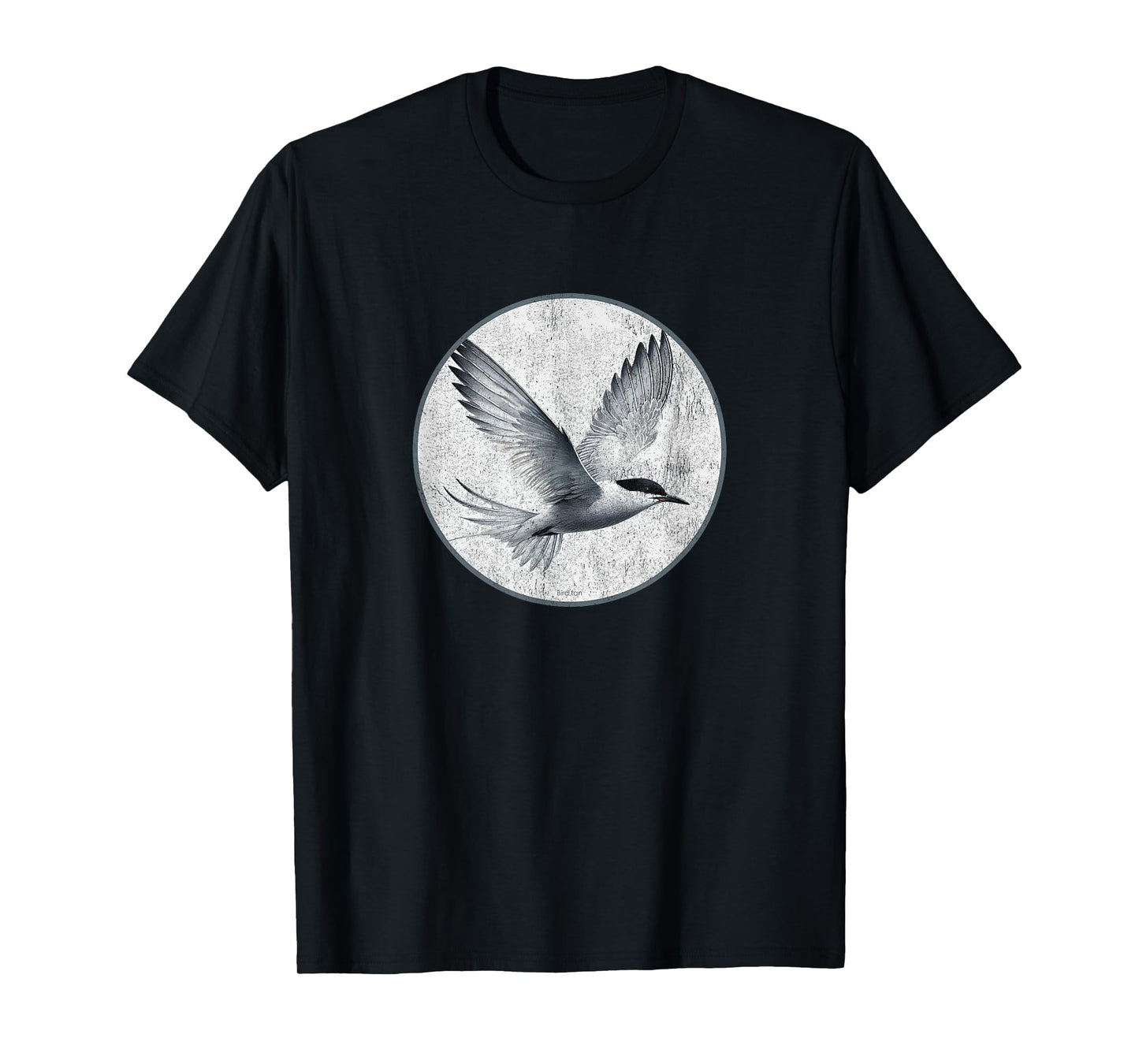 Colorful Retro Aleutian Tern Bird Design T-Shirt