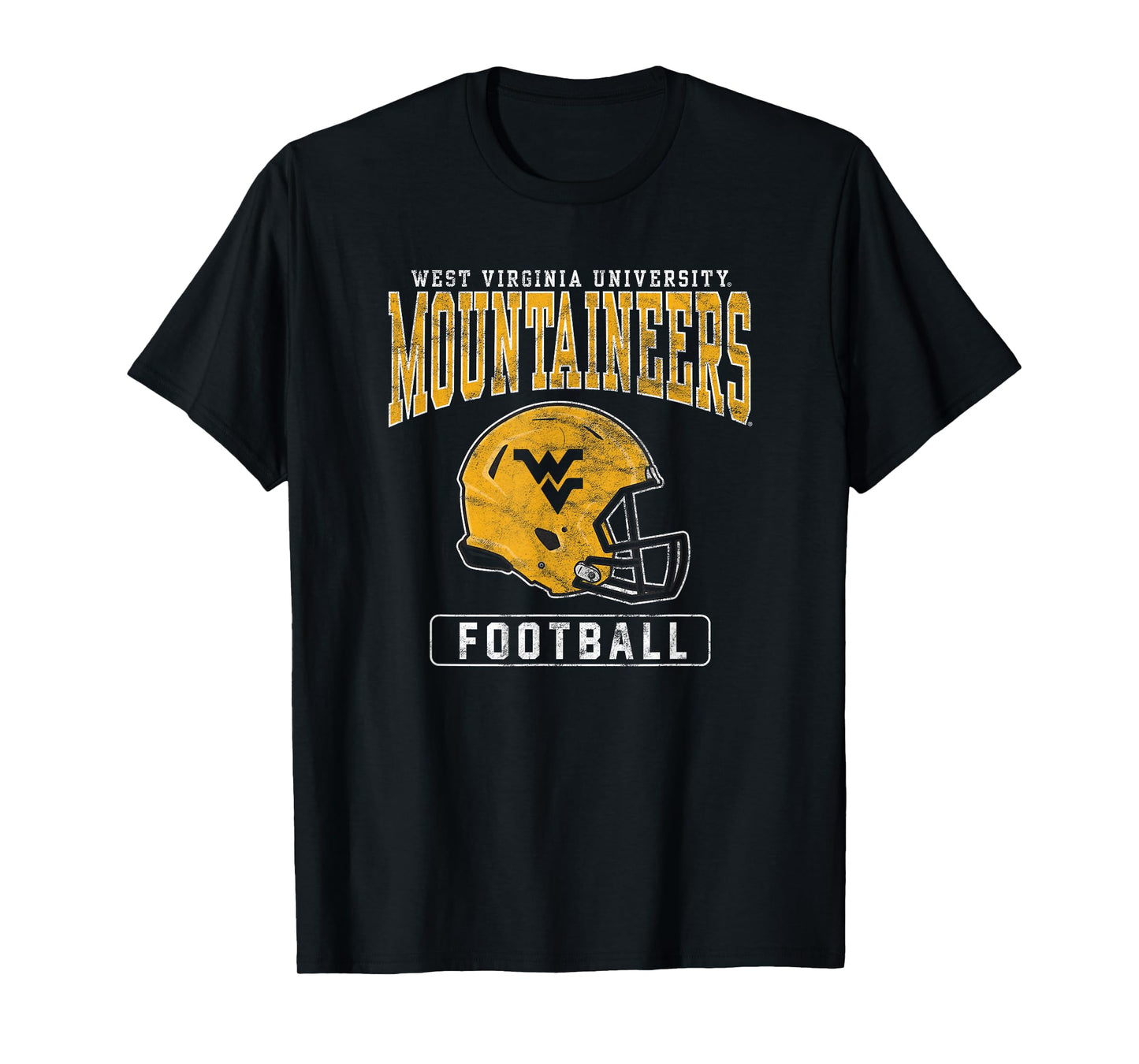 West Virginia University Mountaineers Football Helmet T-Shirt