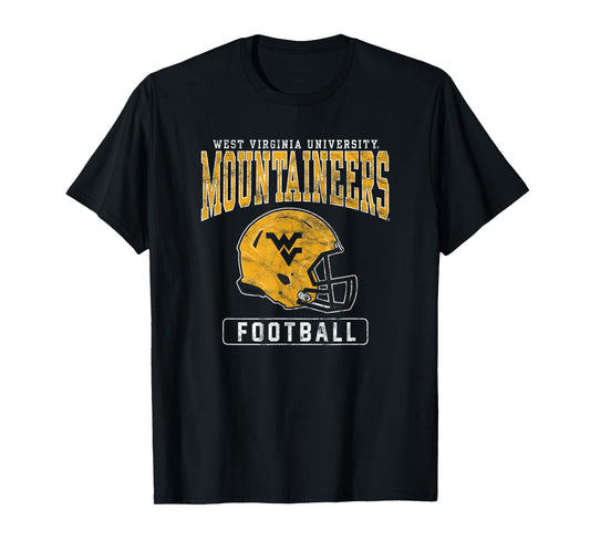 West Virginia University Mountaineers Football Helmet T-Shirt