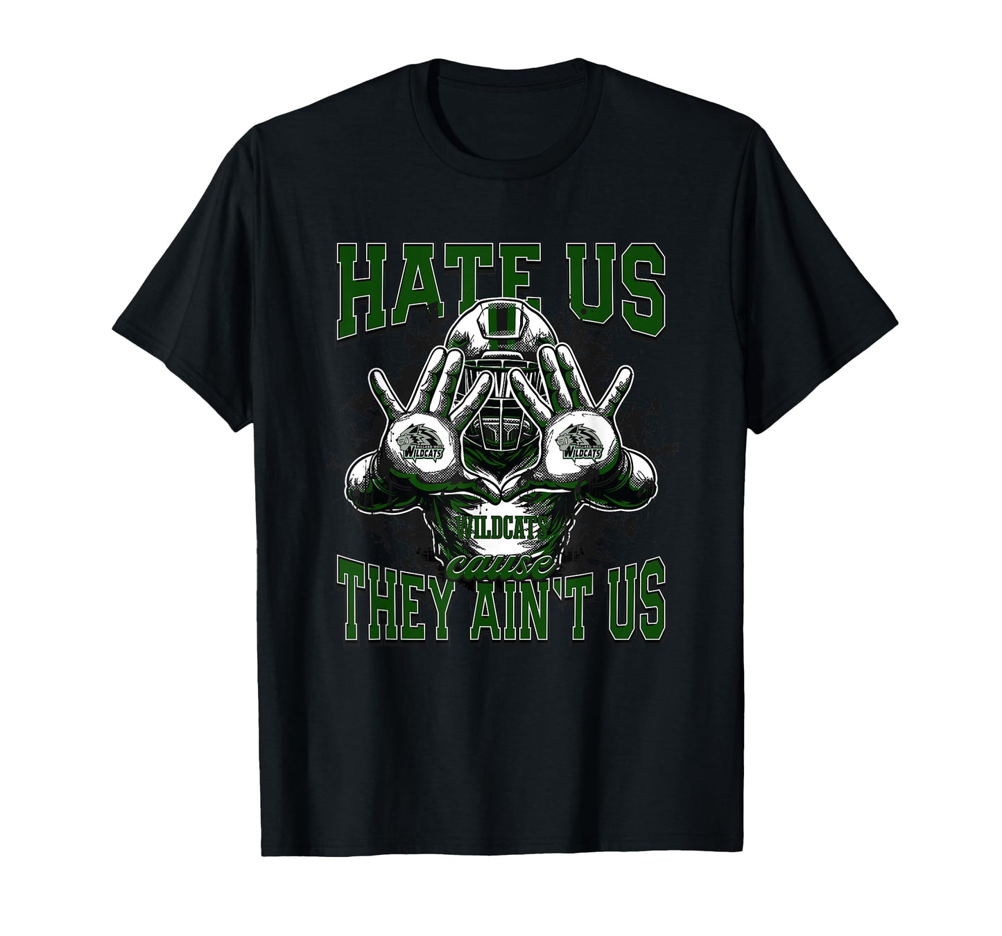 Millard West Wildcats Logo Hate Us Cause They Ain't HS T-Shirt