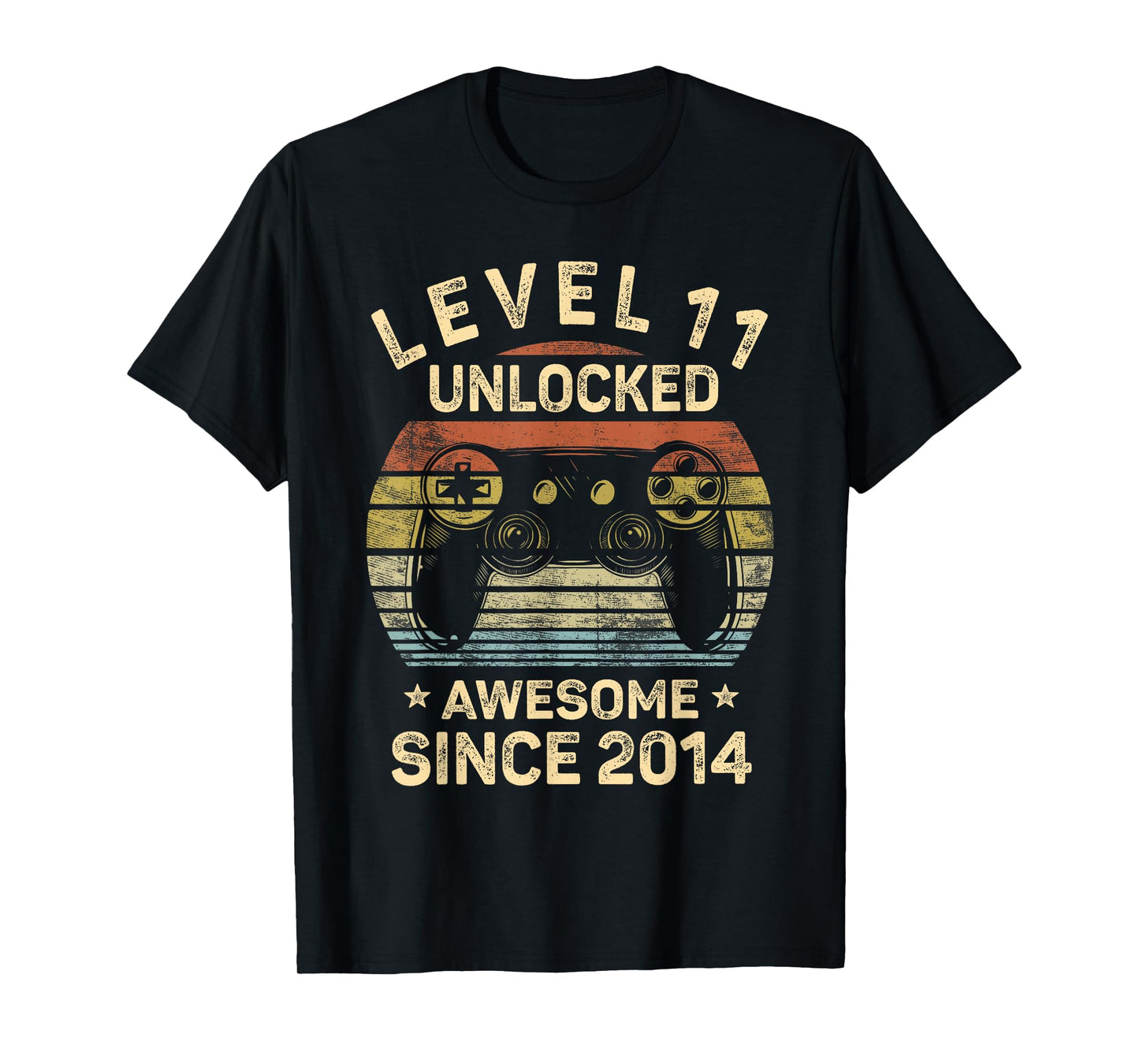 Level 11 Unlocked 11th Birthday 11 Year Old Gifts Gamer Bday T-Shirt