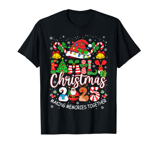Family Christmas 2025 Matching Outfit Xmas Squad Santa Group T-Shirt