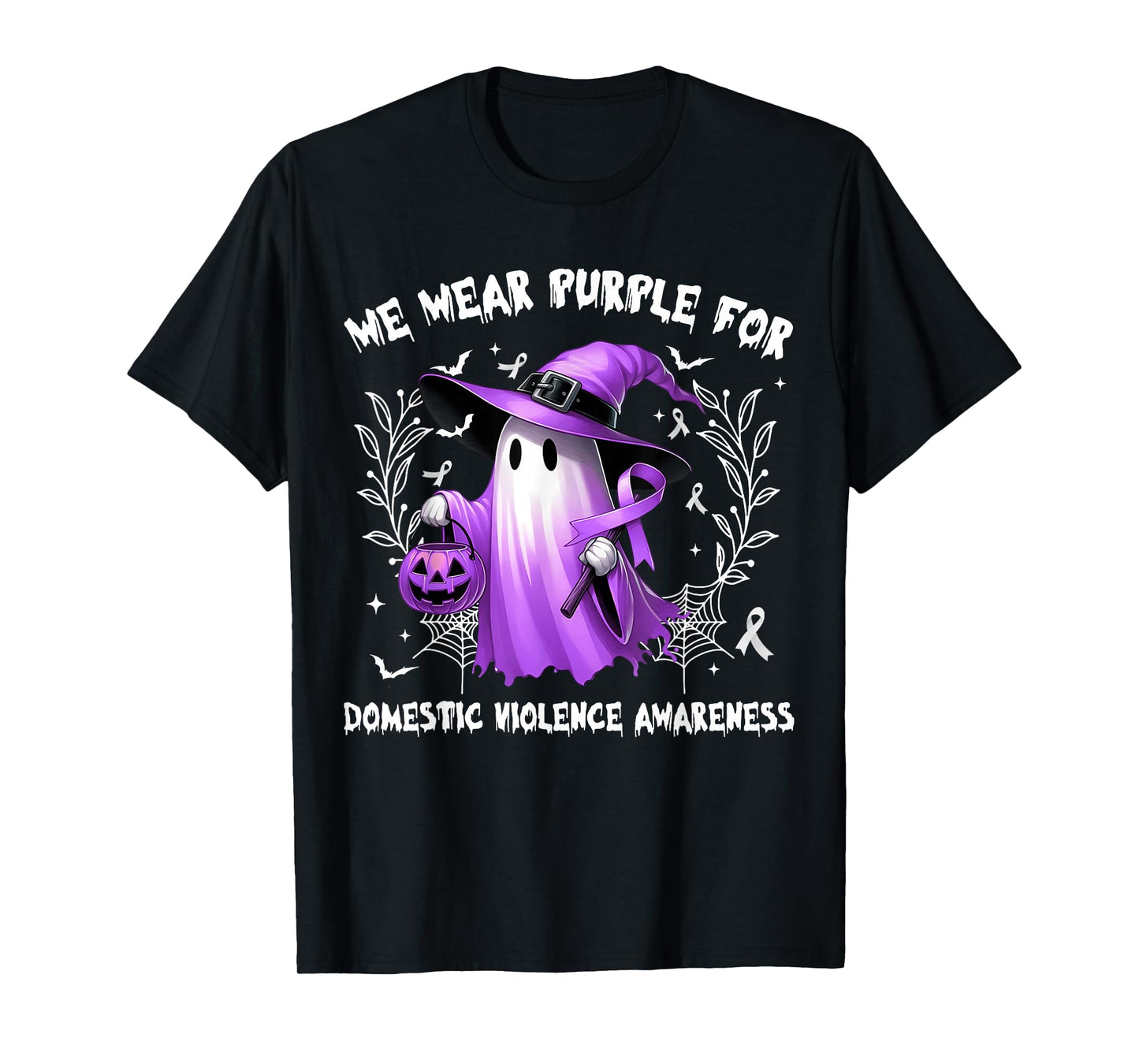 We Wear Purple for Domestic Violence Awareness Costume T-Shirt