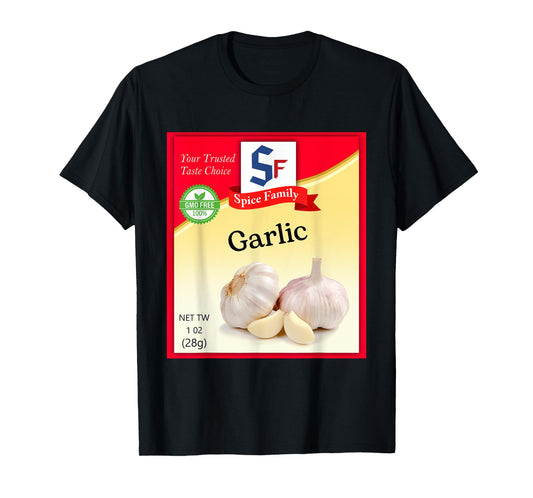 Garlic Condiment Costume Holiday Spice Costumes T-Shirt