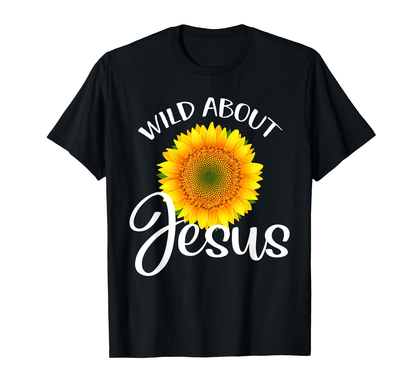 Wild About Jesus Shirt Sunflower VBS Sunday School Teacher T-Shirt for Men Women