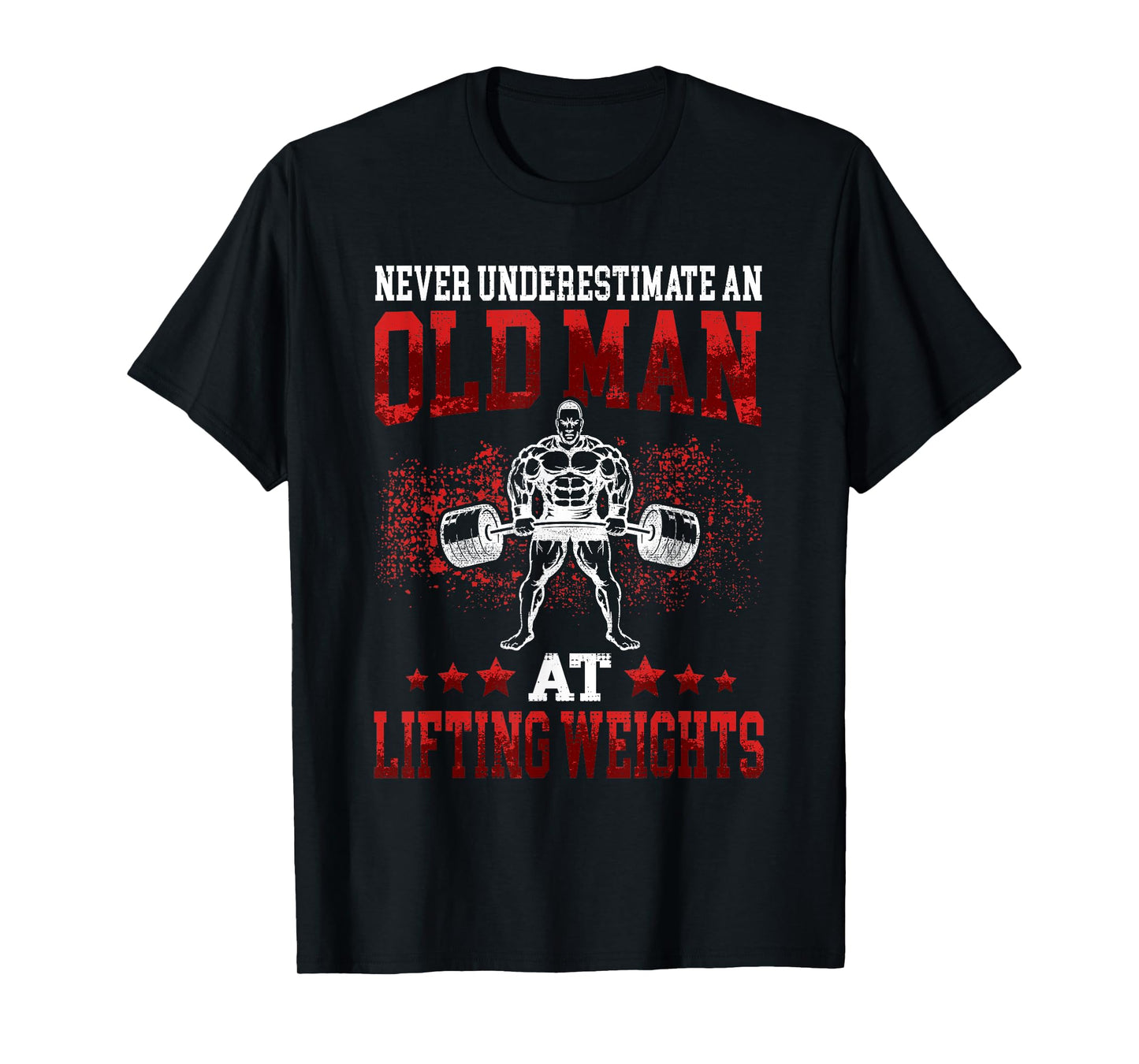 Bodybuilding and weightlifting designs Men's Classic Fit Black T-Shirt