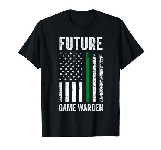 Future Game Warden Wildlife Conservation Officer Boys Kids T-Shirt