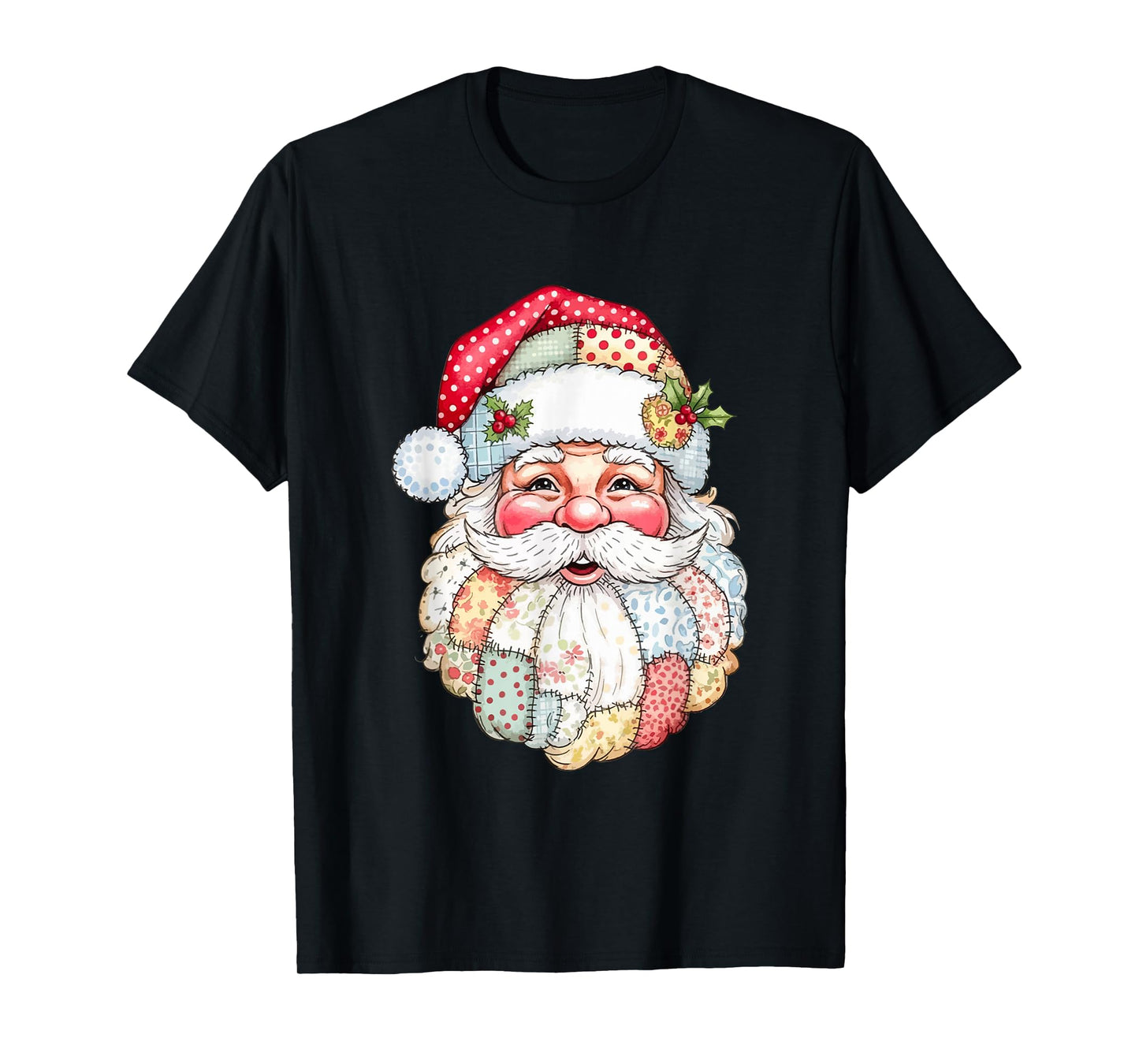 Vintage Retro Funny Santa Claus Christmas Holiday Merry Xmas T-Shirt