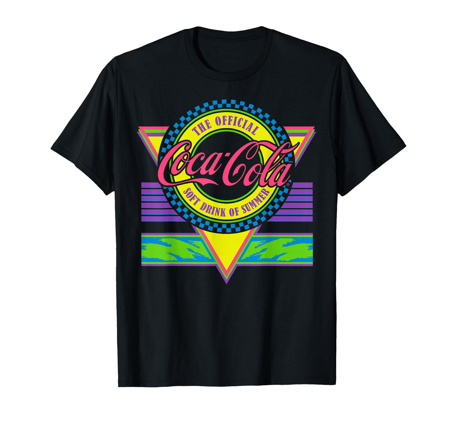 Coca-Cola The Official Soft Drink Of Summer Retro Logo T-Shirt