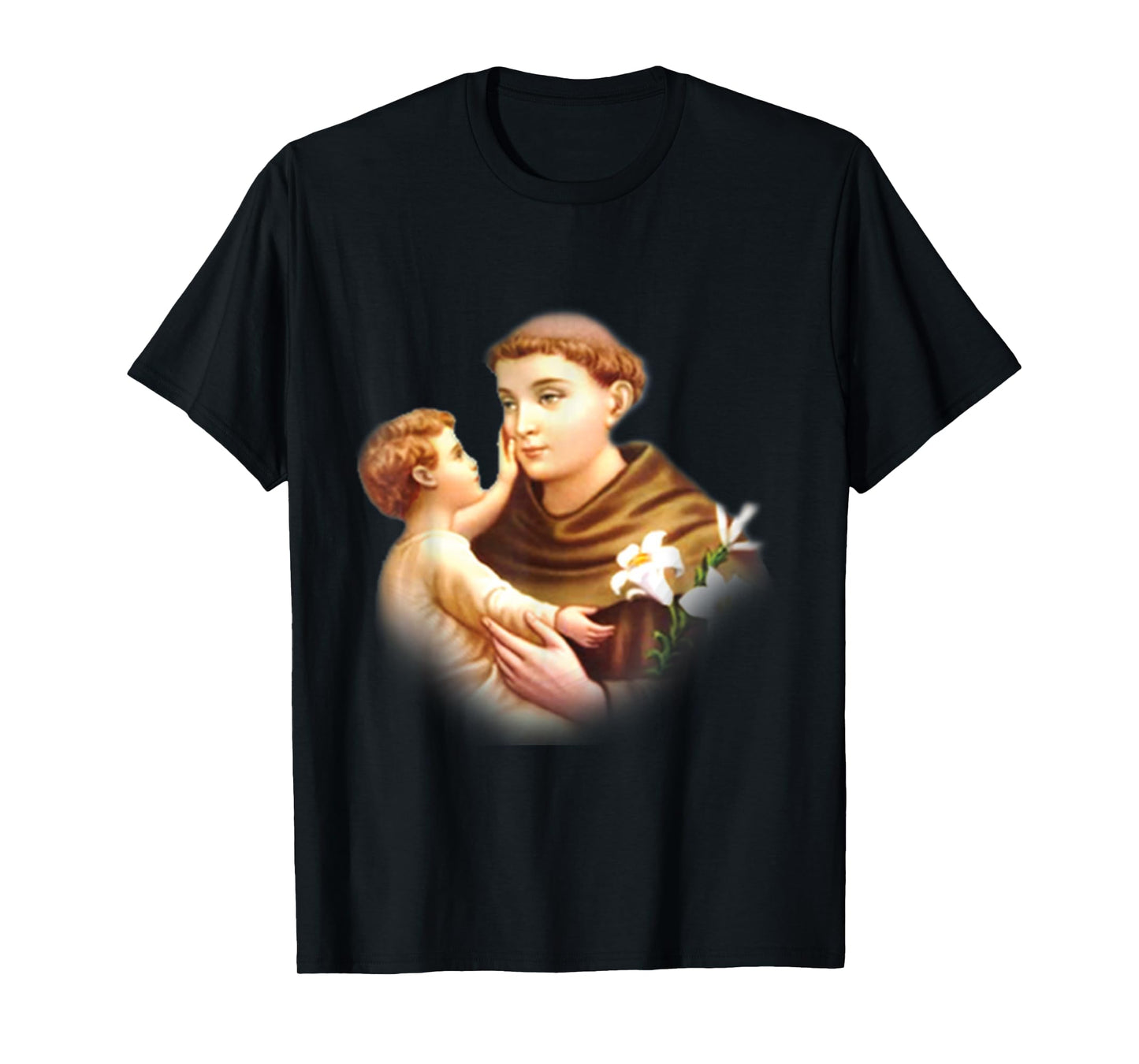 St Anthony of Padua Vintage Catholic Saint Infant Jesus T-Shirt
