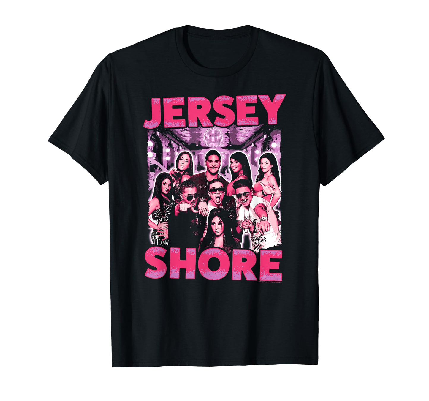 Jersey Shore Cast Hits the Club Reality TV Show T-Shirt
