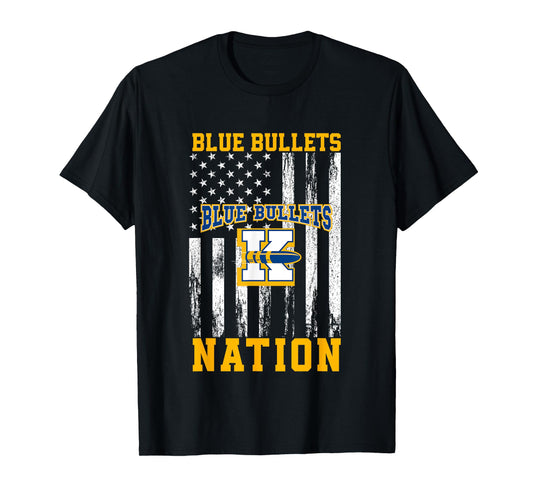 Knoxville Blue Bullets Logo Nation HS T-Shirt