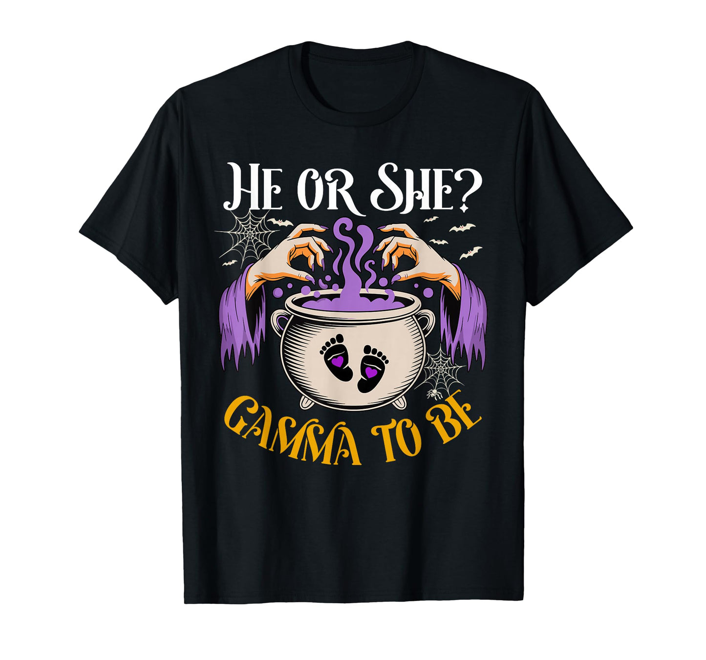 He Or She Gamma to Be Baby Reveal Halloween Costume T-Shirt