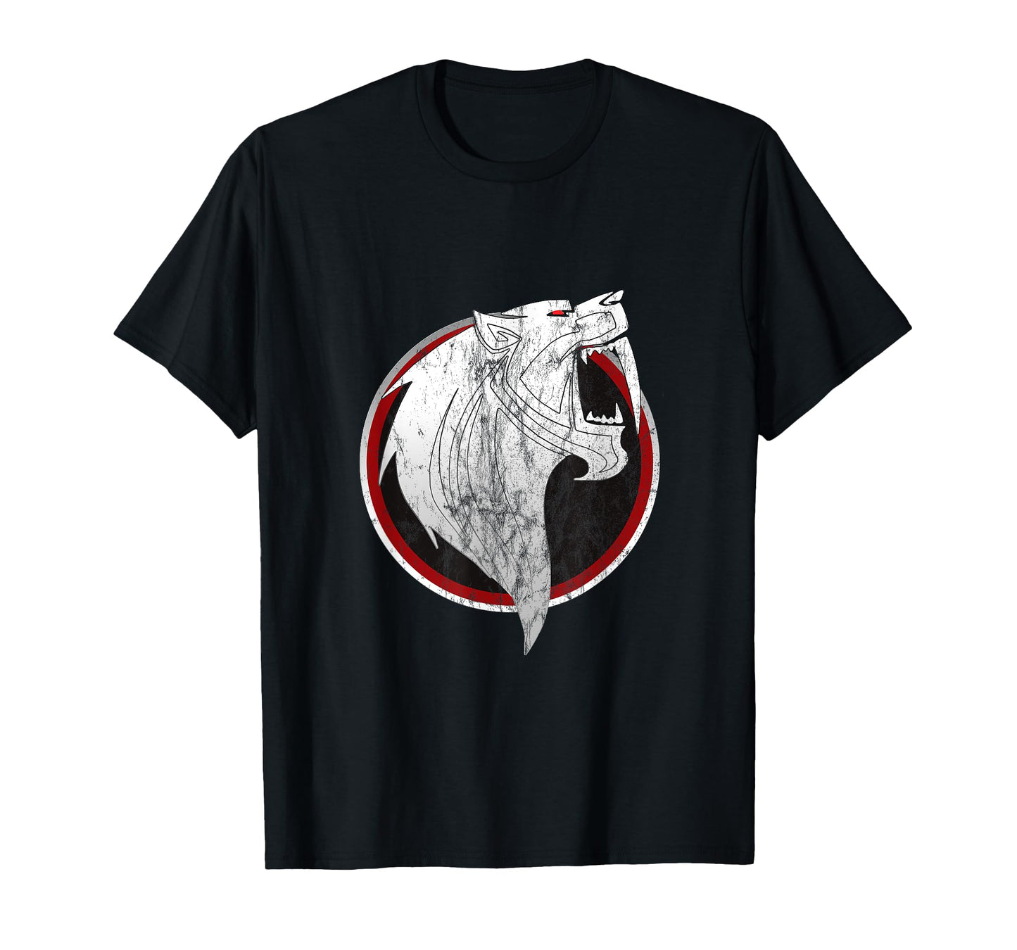 Mountain Sabertooth Tiger Vintage Distressed Tiger Gym T-Shirt