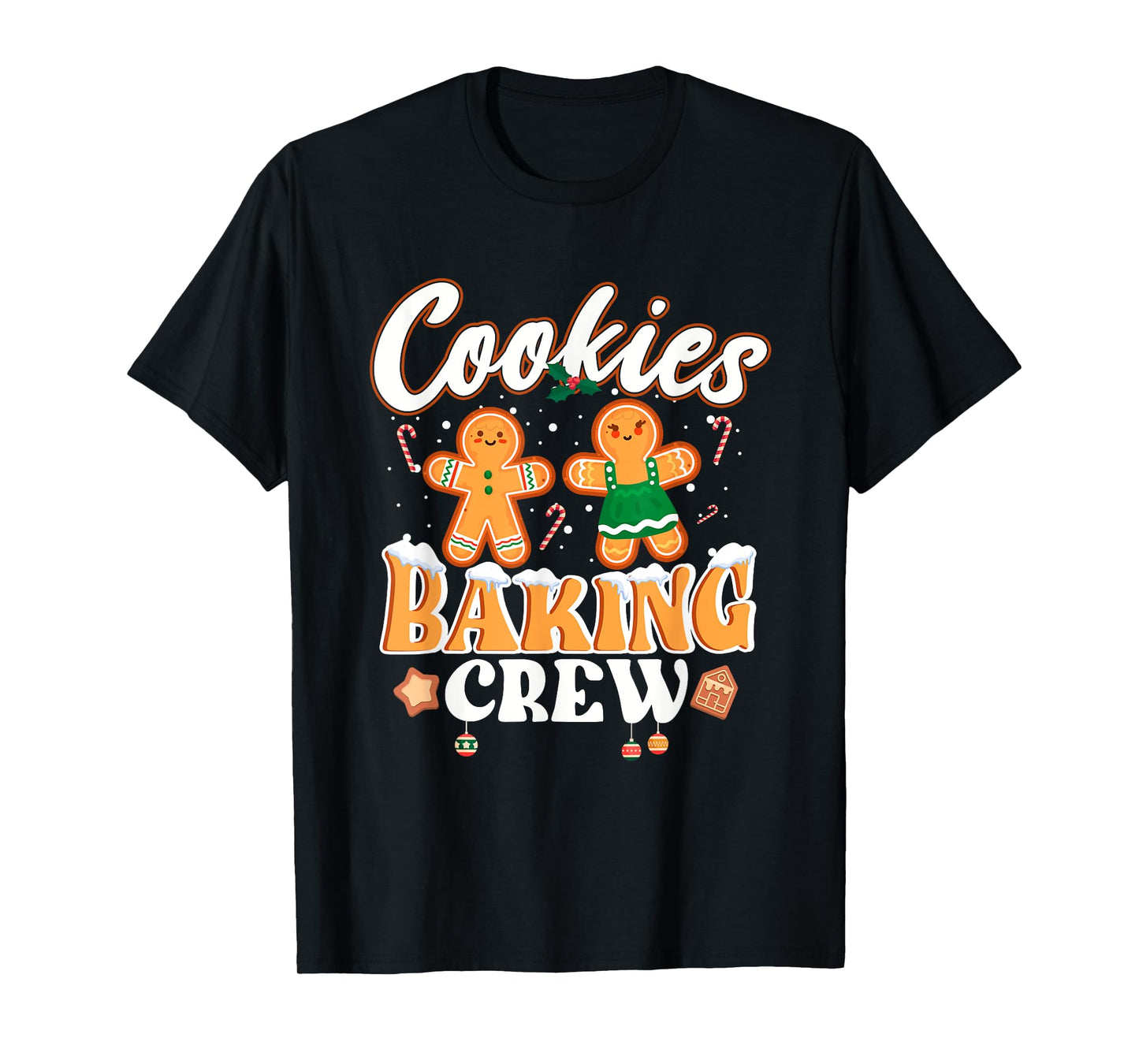 Christmas Cookie Baking Crew Family Matching Baking Team T-Shirt