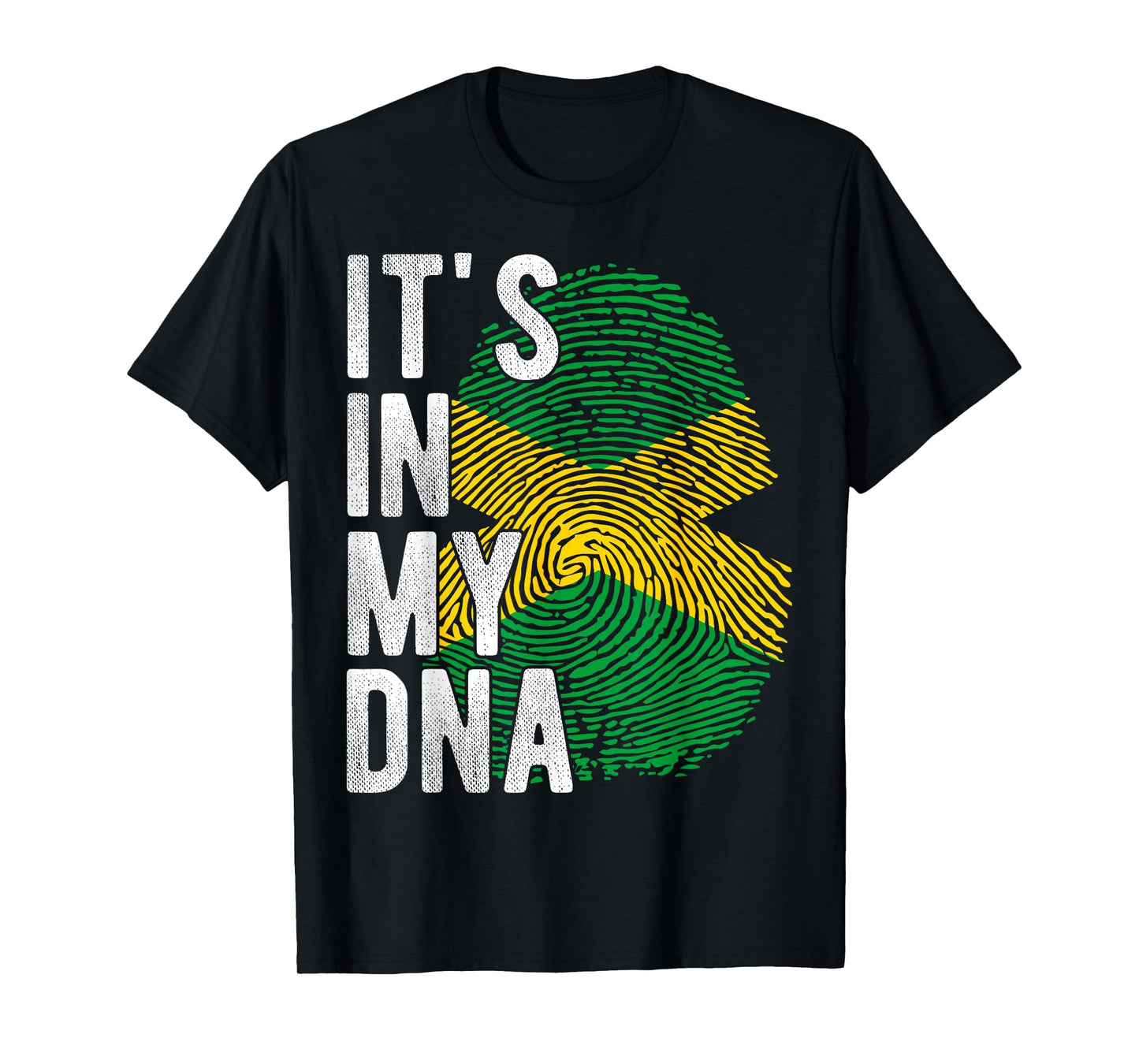 It's in My DNA Jamaica Flag Jamaican Independence Day Proud T-Shirt