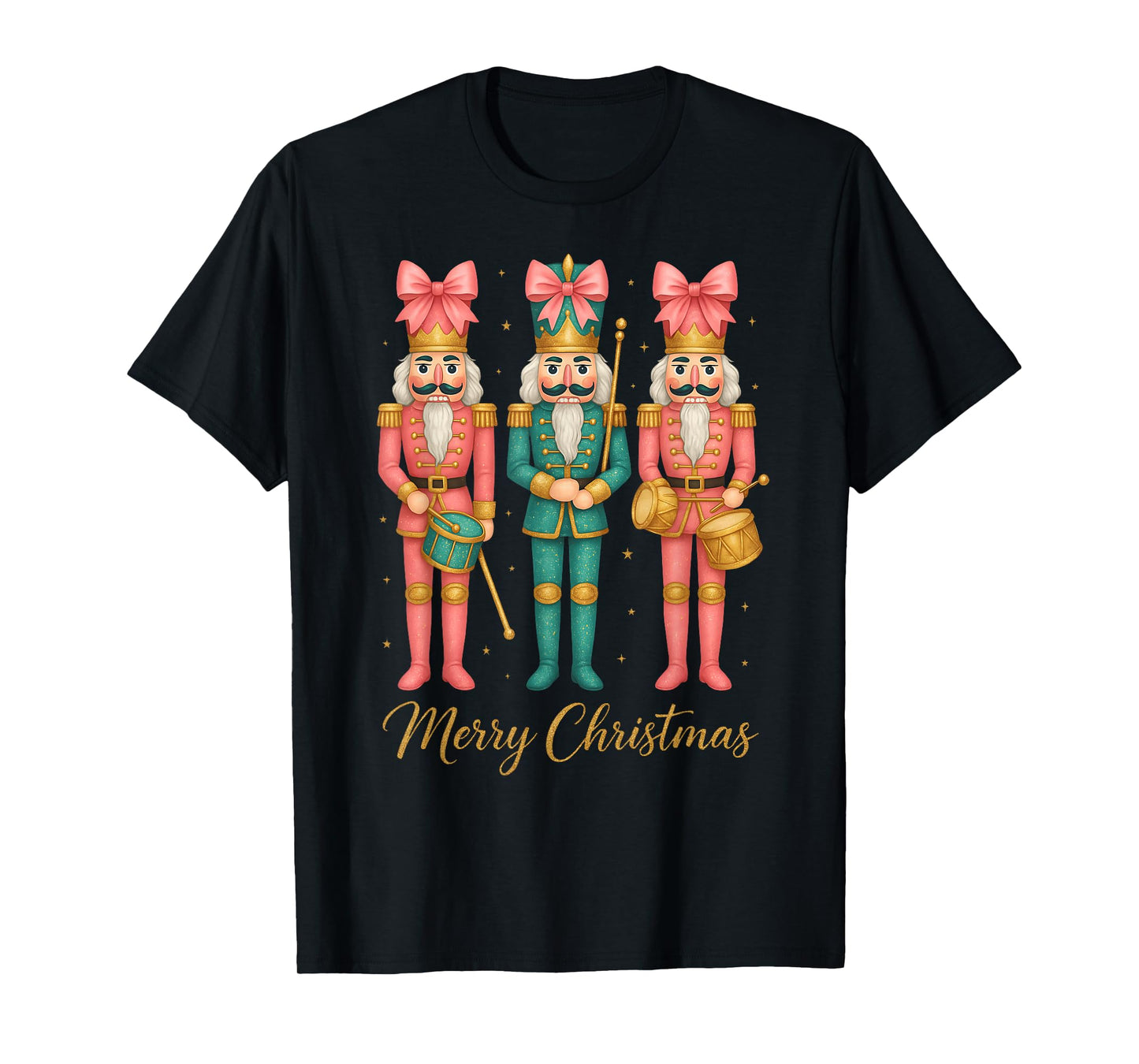 Nutcracker Squad Christmas Ballet Dance Women Kids Girl T-Shirt