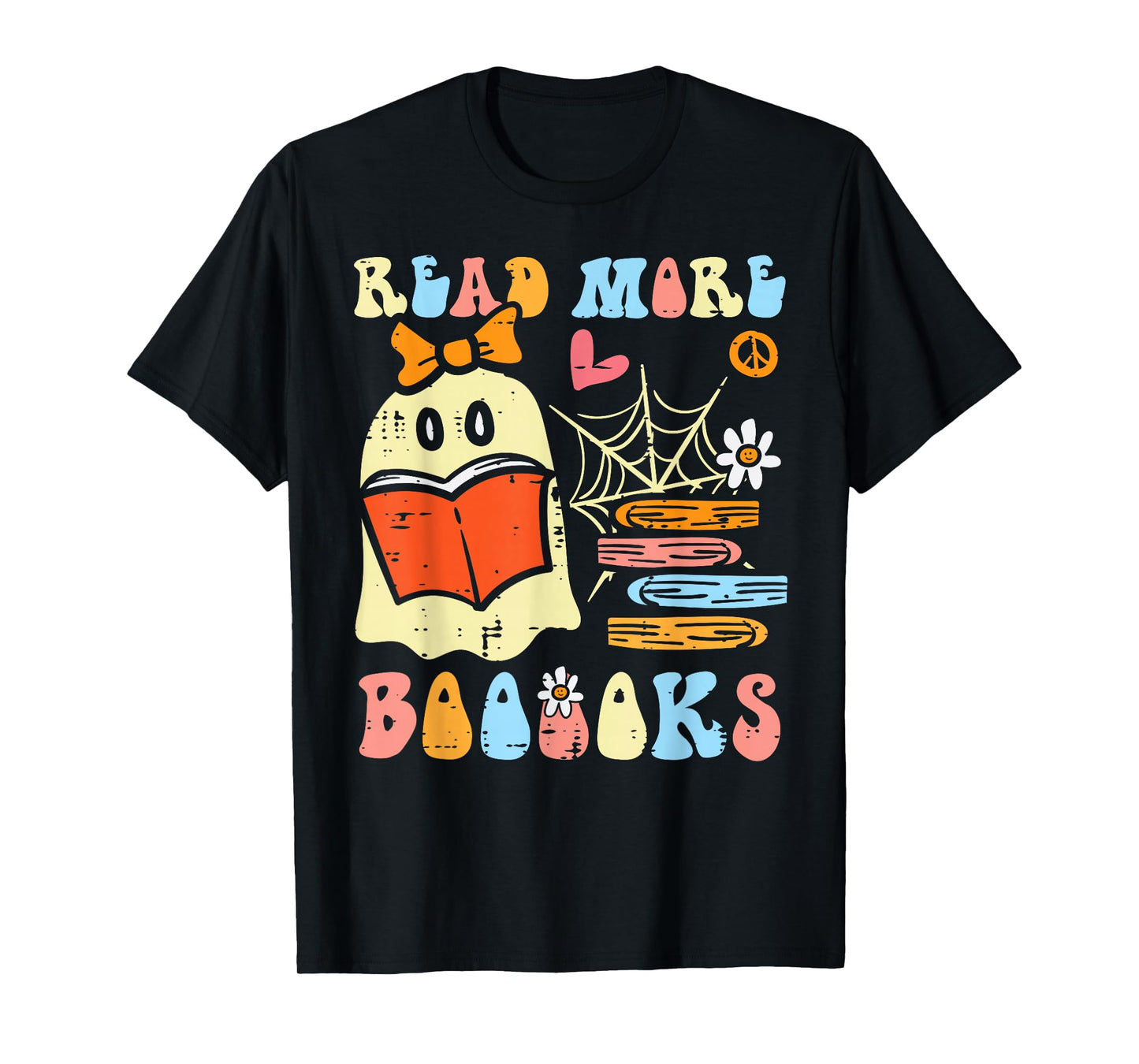 Halloween Teacher Read More Books Librarian Costume Women T-Shirt