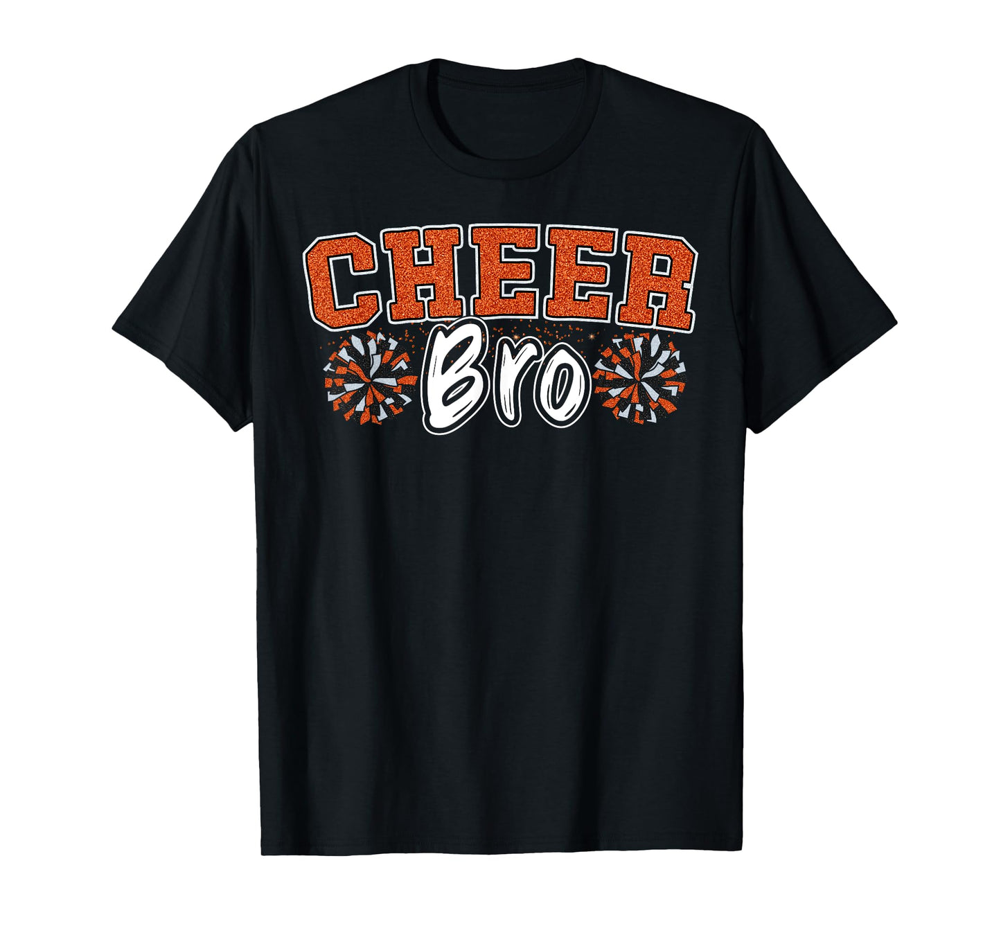 Cheer Bro My Favorite Cheerleader Calls Me Brother Orange T-Shirt