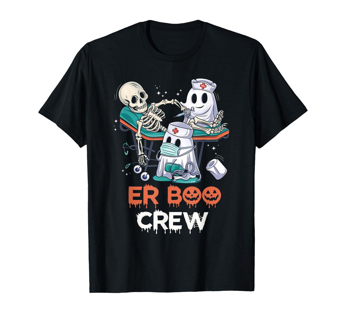 ER nurse shirt halloween ER boo crew Emergency Department T-Shirt