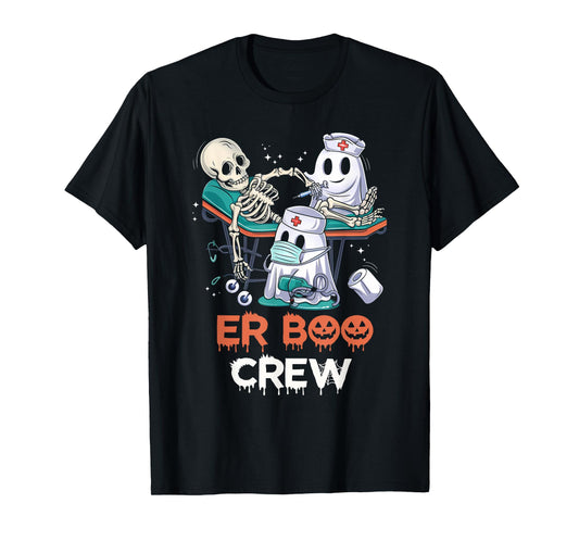ER nurse shirt halloween ER boo crew Emergency Department T-Shirt