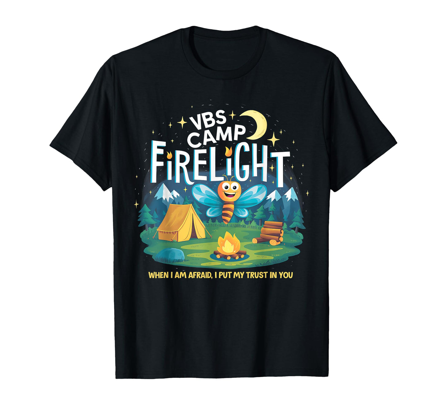 Camp Firelight VBS Camp Vacation Bible School Firework 2024 T-Shirt