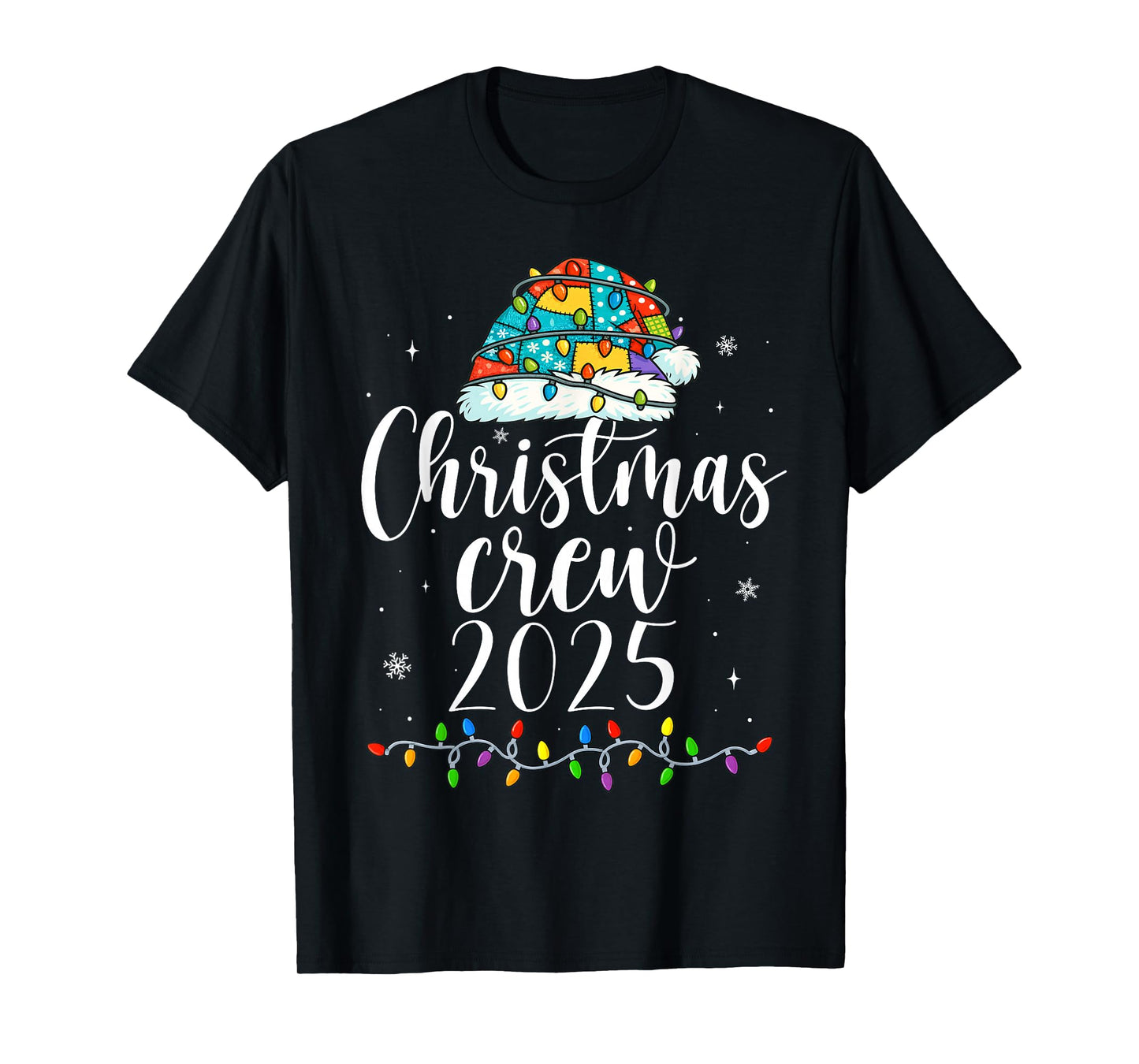 Family Christmas Crew 2025 Matching Xmas Men Women Kids T-Shirt