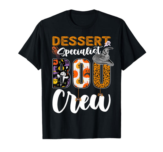 Dessert Specialist Boo Crew Halloween Match Patissier T-Shirt