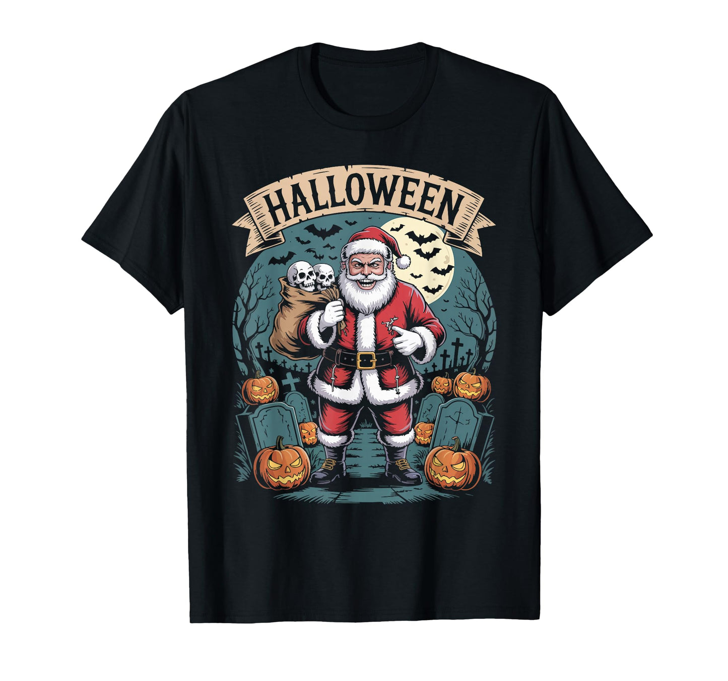 Funny Pumpkin Halloween T-Shirt
