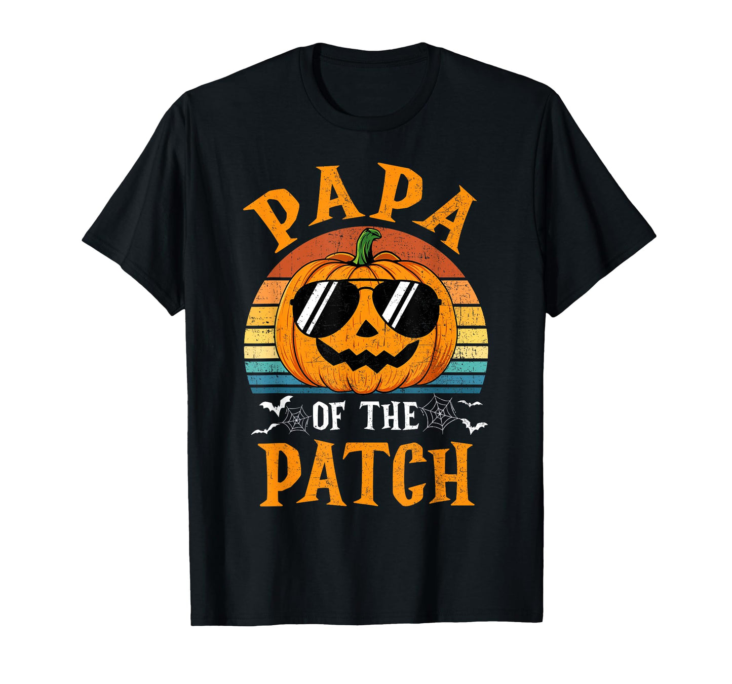 Pumpkin Papa Of The Patch Halloween Costume Family T-Shirt