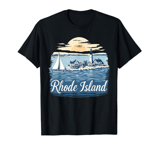 Vintage Rhode Island Retro T-Shirt