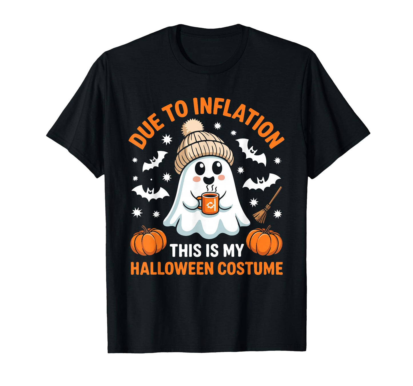 Pumpkin Halloween Costume Men Women Funny Halloween 2025 T-Shirt