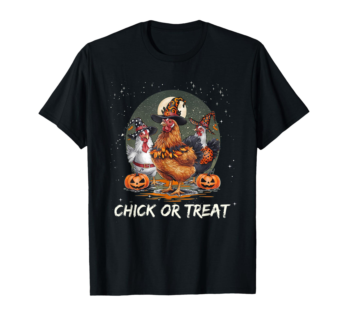 Tonight We Fly Funny Chicken Spooky Season Farm Halloween T-Shirt