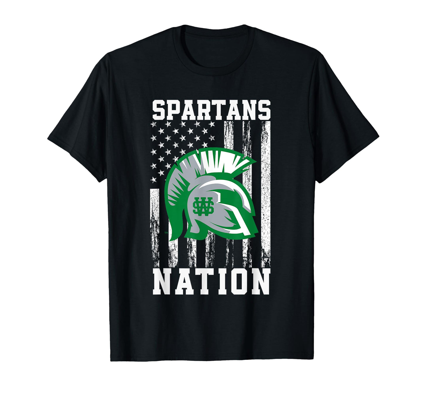 White Station Spartans Logo Nation HS T-Shirt