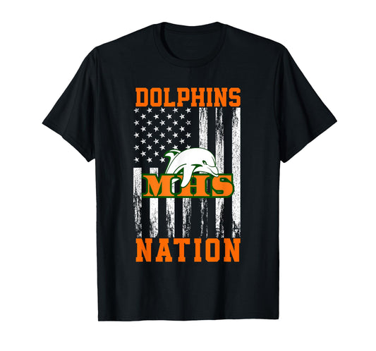 Mosley Dolphins Logo Nation HS T-Shirt