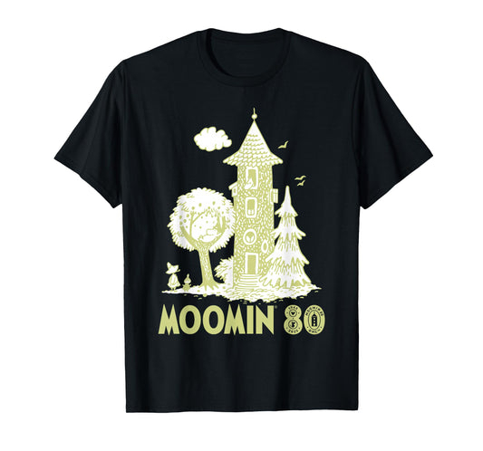 Moomin 80th Anniversary Moomin House Scene T-Shirt