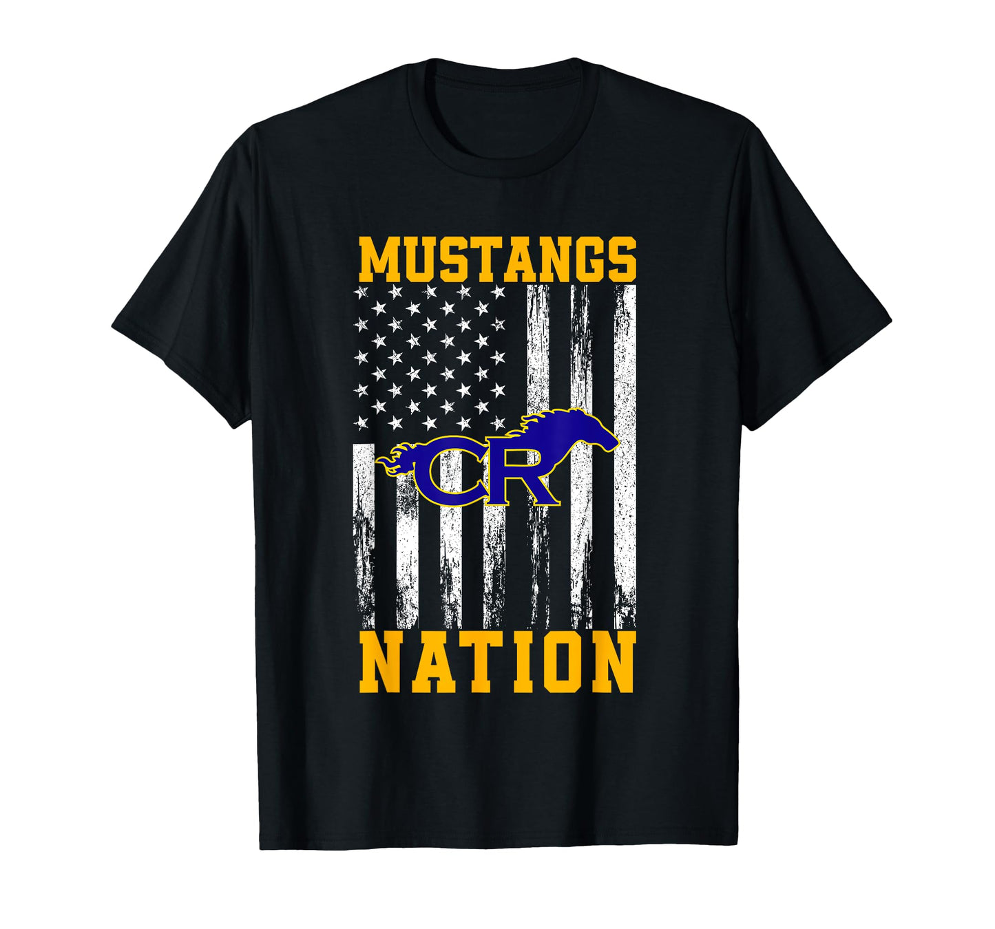 Cypress Ranch Mustangs Logo Nation HS T-Shirt