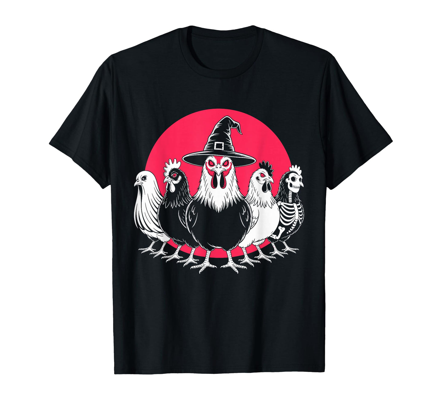 Halloween Funny Chicken Spooky Costume Men Women T-Shirt