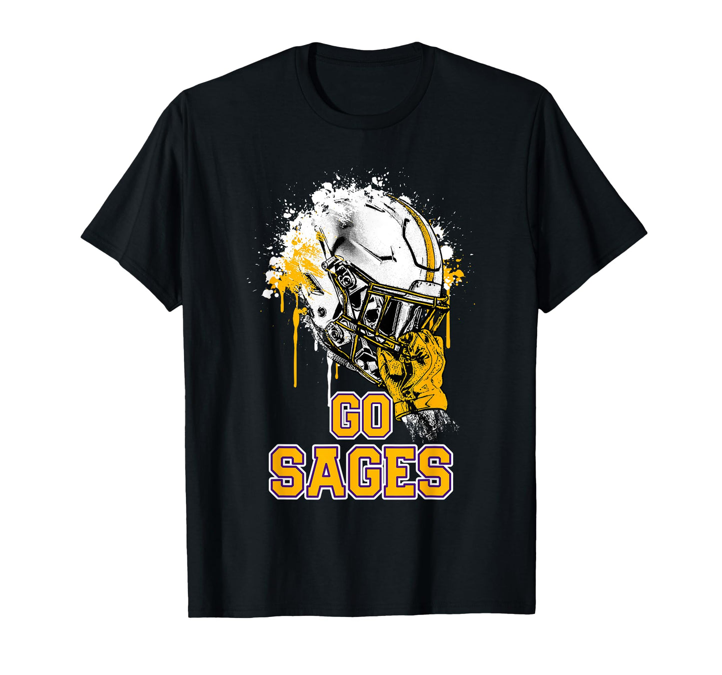 Monticello Sages Rising Helmet GO! T-Shirt