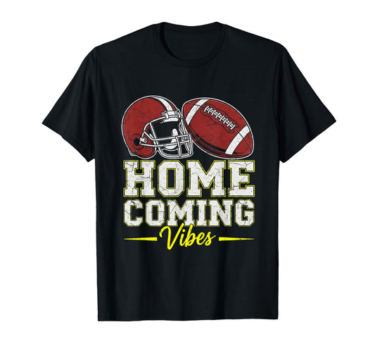 Homecoming Vibes for Teens Football Game Outfits Day School T-Shirt