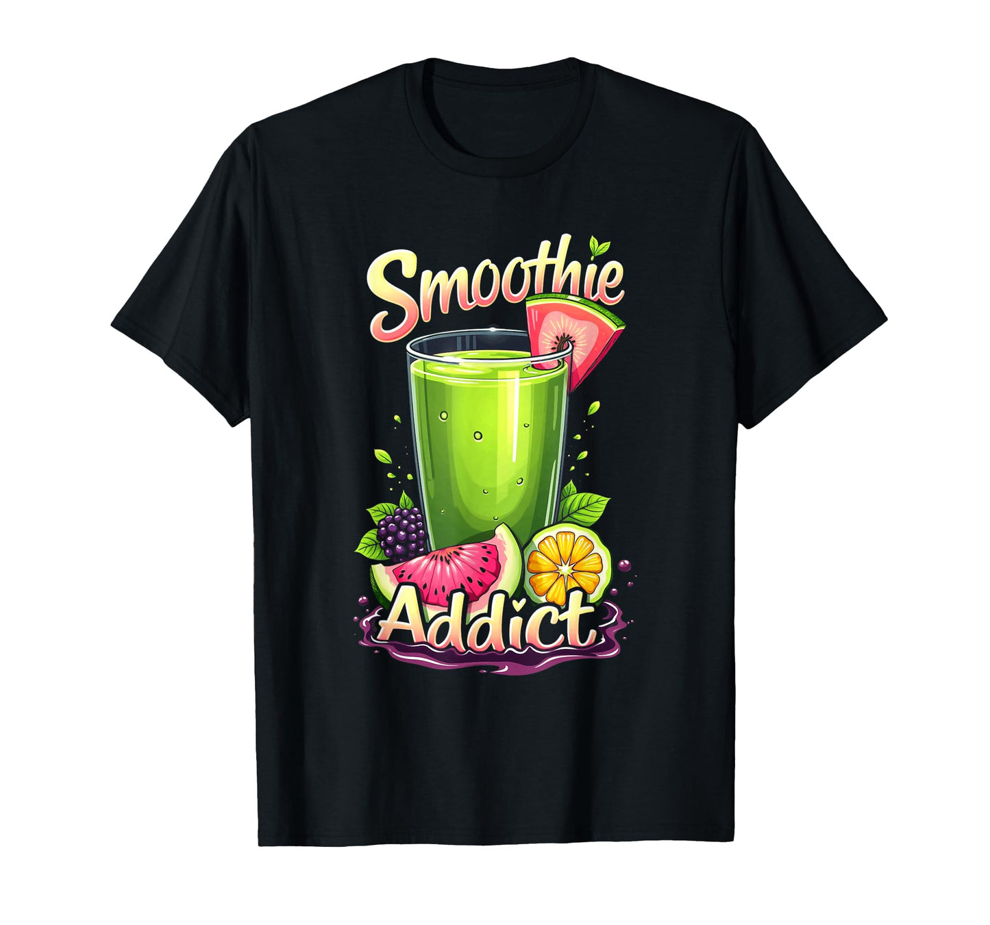Smoothie Addict Health Drink Vegan Life T-Shirt